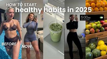 How to *ACTUALLY* Start a Healthy Lifestyle in 2025