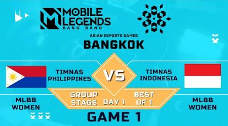 Indonesia vsPhilippines - Game 1 - Asian Esports Games Bangkok 2024