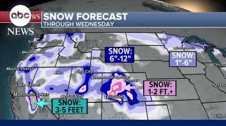 Rain and snow expected to complicate holiday travel