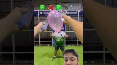 Balloons catch challenge game #ballonpop #football #ballooon #goalkeeper #bigballon #sports