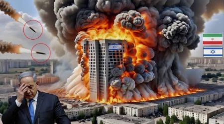 1 minute ago! Israeli government building successfully destroyed by Iranian ballistic missile