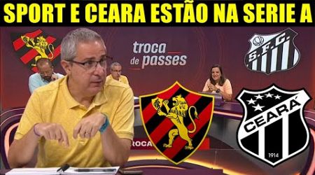 SPORT E CEARA ESTÃO NA SERIE A! SPORT 2 X 1 SANTOS + GUARANI 0 X 0 CEARA