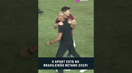 A FESTA SENSACIONAL DO ACESSO DO SPORT PARA A SÉRIE A DO BRASILEIRÃO BETANO 2025!