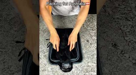 Packing For Sydney Australia! Where Should I Go Next? #packingasmr #packing#luggage#travel#howtopack