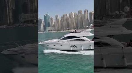 Enjoying yacht tour in dubai