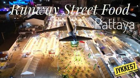 Pattayalla Runway Street Food ruoka ja markkinapaikka