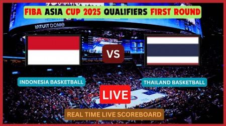 Indonesia Vs Thailand LIVE Score UPDATE FIBA Asia Cup 2025 Qualifiers Basketball Nov 24 2024