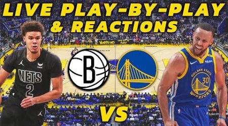 Brooklyn Nets vs Golden State Warriors | Live Play-By-Play &amp; Reactions