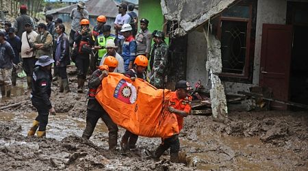 Indonesia province resumes search for 7 missing after landslide and floods kill 15