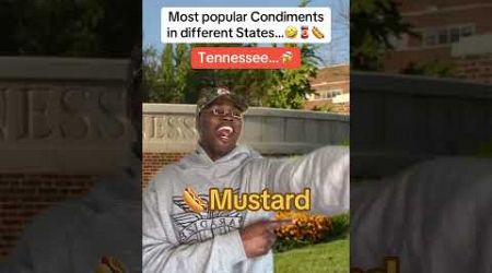 Most popular condiments in different states…