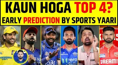 EARLY PREDICTION BY SPORTS YAARI: KAUN HOGA TOP 4? IPL 2025 ALL TEAM ANALYSIS