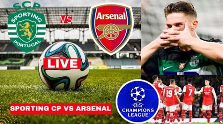 Sporting CP vs Arsenal Live Stream Champions league Football UCL Match Score Highlights Gunners Vivo