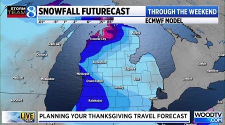 Travel forecast for Thanksgiving