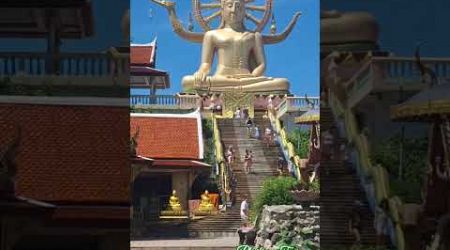 When arriving at Koh Samui, you must stop to pay homage to the Buddha statue. @phaiboontour