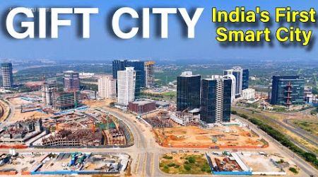 Gift City Update | Gujarat International Financial Tech City Drone View #Gujarat #4k