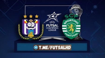 Anderlecht - Sporting #futsal UEFA Futsal Champions League elite round 26.11.2024