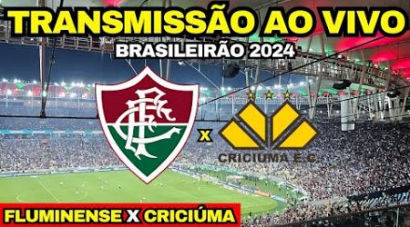 FLUMINENSE X CRICIÚMA AO VIVO DIRETO DO MARACANÃ / 35ª RODADA DO BRASILEIRÃO 2024