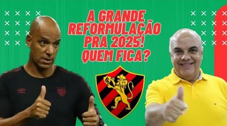 A REFORMULAÇÃO DO SPORT PARA 2025! VEJA O CENÁRIO E O CONTRATO DE TODOS JOGADORES!