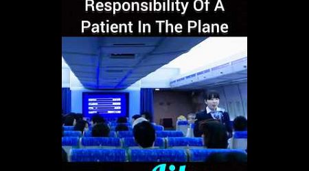 Medical Student Took Responsibility Of A Patient In The Plane #shorts