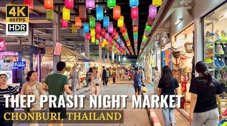 [CHONBURI] Thep Prasit Night Market &quot;Shopping &amp; Street Food Heaven!&quot;| PATTAYA | Thailand [4K HDR]