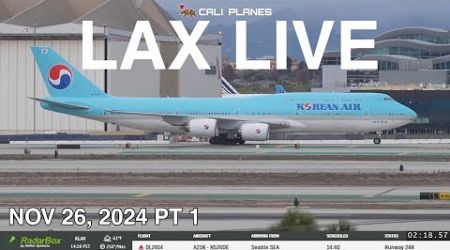 LAX LIVE | KLAX | THANKSGIVING WEEK RUSH AT LOS ANGELES INTERNATIONAL AIRPORT