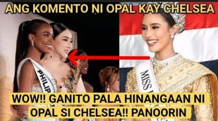 FINALLY! MISS THAILAND NAGSALITA NA SA AWARD NI CHELSEA MANALO! PANOORIN #chelseamanalo #opal #thai