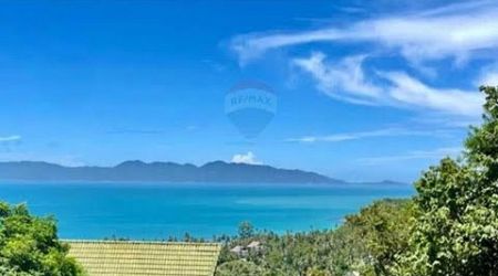 Freehold Seaview Land Plot in Bang Por, Koh Samui. Sunrise view. Price at 3.79 MB.