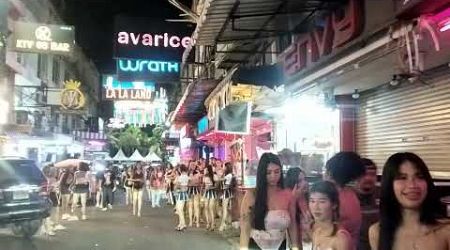 Panoramic view of Soi6 Pattaya. 6:30pm on Nov.26 2024