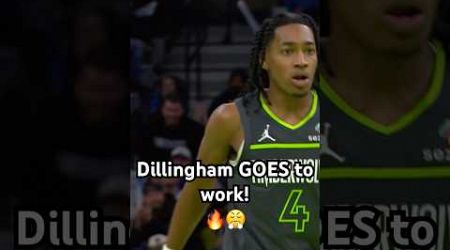 Rob Dillingham GOES TO WORK &amp; Timberwolves fans love it! 