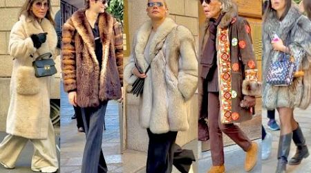 WINTER 2025 FASHION TRENDS❄️VINTAGE FUR COATS RHAPSODY 