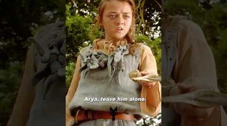 Arya&#39;s defiance of Joffrey caused the direwolf to leave her. #shorts #medical #movie #video