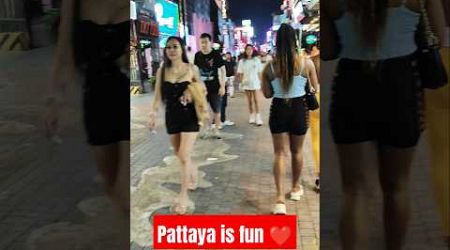 Pattaya Thailand is fun at Night ❤️ #shorts