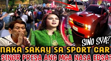 NAKA SAKAY SA SPORT CAR SINØR PRESA ANG MGA NASA EDSA? SINO SYA?