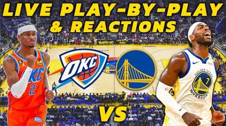 Oklahoma City Thunder vs Golden State Warriors | Live Play-By-Play &amp; Reactions