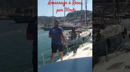 Amarrage par 30nds #bavaria #sailing #bateau #sailboat #boating #roses