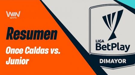 Once Caldas vs. Junior (resumen y goles) | Liga BetPlay 2024-2 | Cuadrangulares - Fecha 3