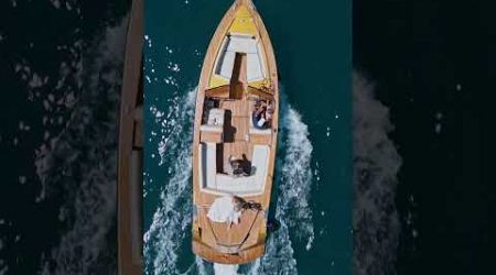 Wedding boat (Montenegro) #shorts #sea #wedding #boats #weddingdays #dronevideo