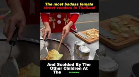 The most badass female street vendors in Thailand#food #friedfood #cooking