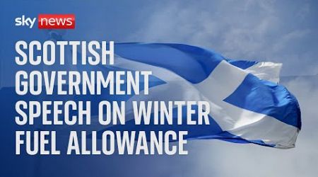 Scottish Government allocates £20 million for winter fuel benefit