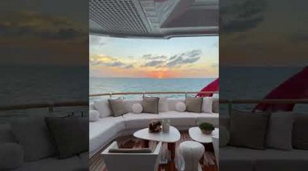 Billionaire big yacht interior view