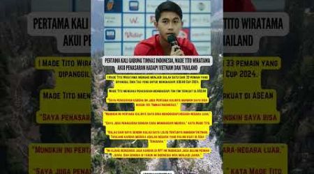 Titto Wiratama Penasaran Hadapi Vietnam dan Thailand #timnasindonesia