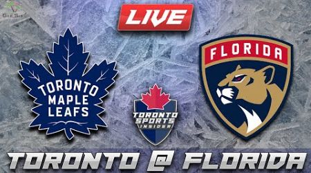 Toronto Maple Leafs vs Florida Panthers LIVE Stream Game Audio | NHL LIVE Gamecast &amp; Chat