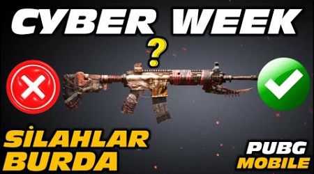 CYBER WEEK SİLAHLAR BELLİ OLDU | MATERYAL | M416 GÖÇEBE GELİYOR MU | PUBG MOBILE