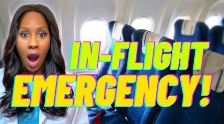 RESPONDING TO AN IN-FLIGHT MEDICAL EMERGENCY! (It was my first 