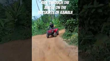 Atv activity tour through the jungle #phuket #travel