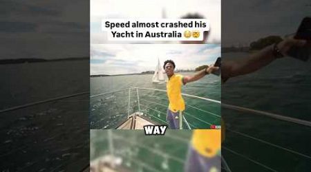 @IShowSpeed Crash His Yacht In Australia 