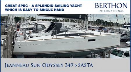 Jeanneau Sun Odyssey 349 (SASTA), with Sophie Kemp - Yacht for Sale - Berthon International