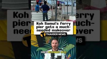 Koh Samui’s Nathon Pier Finally Gets New Roofs