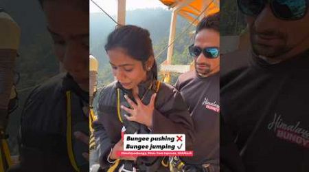 Himalayan Bungy Rishikesh #bungee #bungeejumping #jumping #adventure #trending #viral #shorts