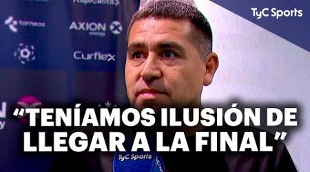 RIQUELME en EXCLUSIVA con TyC SPORTS tras la ELIMINACIÓN de BOCA ante VÉLEZ por COPA ARGENTINA 